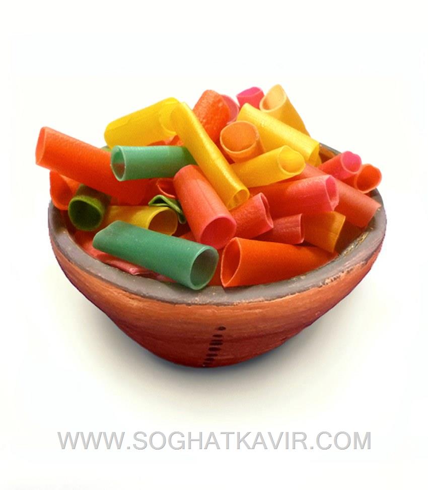 پفک هندی خام (مدل لوله ای)