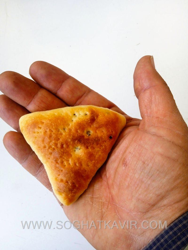 سایز تقریبی کلوچه ها